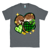 Charcoal Heather St. Patrick's Day hearts Classic Tee - Neo Western