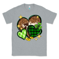 Heather Grey St. Patrick's Day hearts Classic Tee - Neo Western