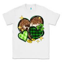 White St. Patrick's Day hearts Classic Tee - Neo Western