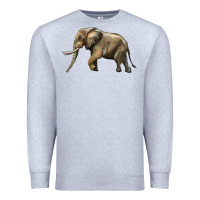 Heather Grey Elephant Premium Sweatshirt - LillyAllenDesigns