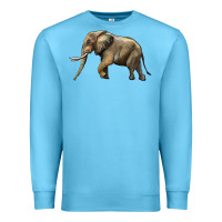 Ocean Blue Elephant Premium Sweatshirt - LillyAllenDesigns