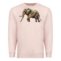 Pale Pink Elephant Premium Sweatshirt - LillyAllenDesigns