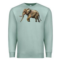 Seafoam Elephant Premium Sweatshirt - LillyAllenDesigns