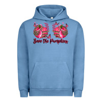 Pigment Pebble Blue save the pumpkins Urban Hoodie - LillyAllenDesigns