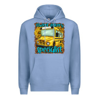 Colony Blue student delivery specialist Premium Hoodie - NancyCooperArtShop