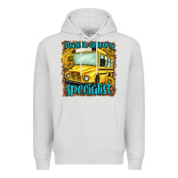 Dove Grey student delivery specialist Premium Hoodie - NancyCooperArtShop