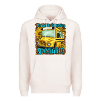 Pale Pink student delivery specialist Premium Hoodie - NancyCooperArtShop