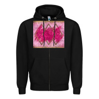 Black pink glitter Zipper Hoodie - JahusDesignShop
