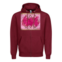 Burgundy pink glitter Zipper Hoodie - JahusDesignShop