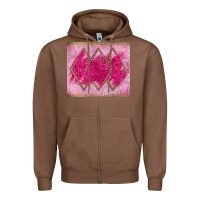 Chestnut pink glitter Zipper Hoodie - JahusDesignShop