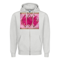 Dove Grey pink glitter Zipper Hoodie - JahusDesignShop