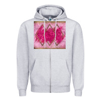 Heather Grey pink glitter Zipper Hoodie - JahusDesignShop