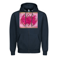 Navy pink glitter Zipper Hoodie - JahusDesignShop