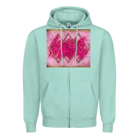 Seafoam pink glitter Zipper Hoodie - JahusDesignShop