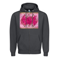Smoke pink glitter Zipper Hoodie - JahusDesignShop