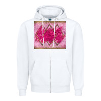 White pink glitter Zipper Hoodie - JahusDesignShop