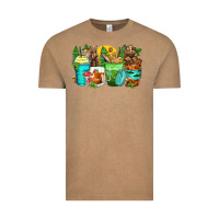 Vintage Coffee bear coffee cups Vintage Tee - Zillion Design Studio