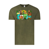 Vintage Olive bear coffee cups Vintage Tee - Zillion Design Studio