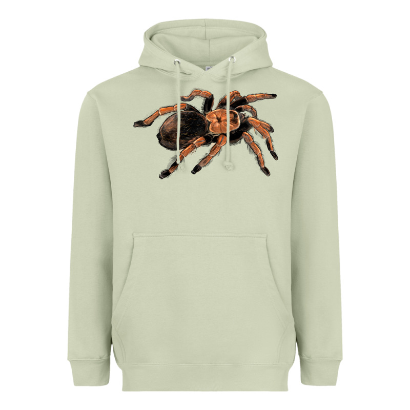 Mexican Red Knee Tarantula Heavyweight Hoodie by LillyAllenDesigns | Teevron