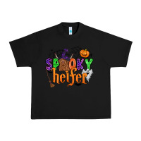 Black spooky heifer Urban Heavy Tee - Zillion Design Studio