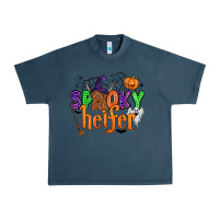 Midnight Navy spooky heifer Urban Heavy Tee - Zillion Design Studio