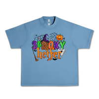 Pebble Blue spooky heifer Urban Heavy Tee - Zillion Design Studio