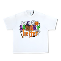 White spooky heifer Urban Heavy Tee - Zillion Design Studio