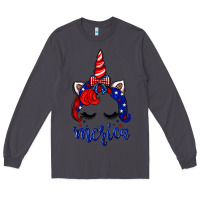 Smoke 4th of July unicorn Long Sleeve Tee - Neo Western