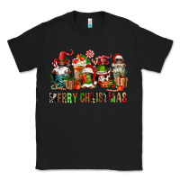 Black merry christmas coffee afro gnomies Classic Tee - FaDigitalArtStudio