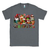 Charcoal Heather merry christmas coffee afro gnomies Classic Tee - FaDigitalArtStudio