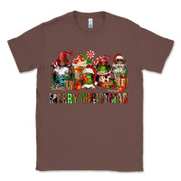 Chestnut merry christmas coffee afro gnomies Classic Tee - FaDigitalArtStudio