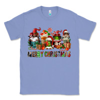 Colony Blue merry christmas coffee afro gnomies Classic Tee - FaDigitalArtStudio
