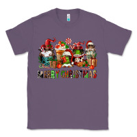 Lavender merry christmas coffee afro gnomies Classic Tee - FaDigitalArtStudio