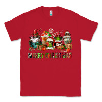 Red merry christmas coffee afro gnomies Classic Tee - FaDigitalArtStudio