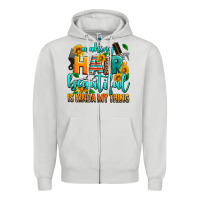 Dove Grey making hair beautiful is kinda my thing Zipper Hoodie - AdoDesignShop