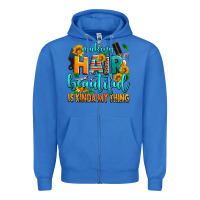 True Royal making hair beautiful is kinda my thing Zipper Hoodie - AdoDesignShop