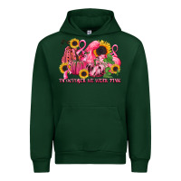 Forest Green in october we wear pink Urban Hoodie - LillyAllenDesigns