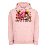 Pigment Salmon in october we wear pink Urban Hoodie - LillyAllenDesigns