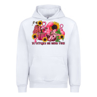 White in october we wear pink Urban Hoodie - LillyAllenDesigns