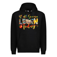 Black yall gonna learn today Premium Hoodie - NancyCooperArtShop