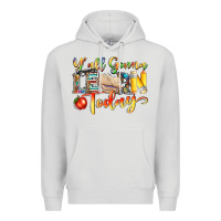 Dove Grey yall gonna learn today Premium Hoodie - NancyCooperArtShop