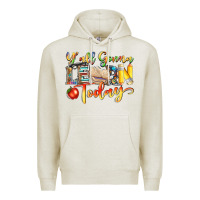 Oatmeal Heather yall gonna learn today Premium Hoodie - NancyCooperArtShop