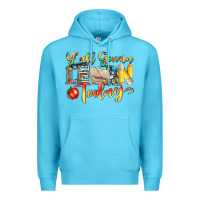 Ocean Blue yall gonna learn today Premium Hoodie - NancyCooperArtShop