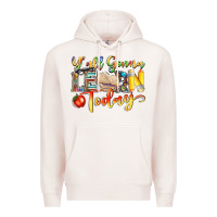 Pale Pink yall gonna learn today Premium Hoodie - NancyCooperArtShop