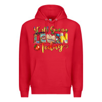 Red yall gonna learn today Premium Hoodie - NancyCooperArtShop