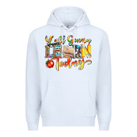 White yall gonna learn today Premium Hoodie - NancyCooperArtShop