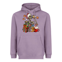 Lavender christmas skeleton coffee Heavyweight Hoodie - Jasminsmagicworld