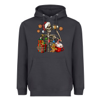 Smoke christmas skeleton coffee Heavyweight Hoodie - Jasminsmagicworld