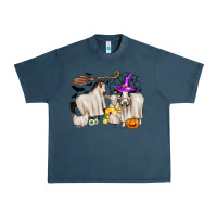 Midnight Navy halloween farm animals Urban Heavy Tee - Zillion Design Studio