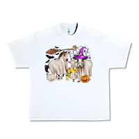 White halloween farm animals Urban Heavy Tee - Zillion Design Studio
